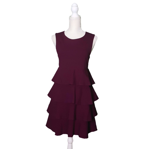 Theory Dresses & Skirts - Theory Womens Sleeveless Tiered Knit Dress Small